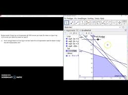 The latest tweets from geogebra (@geogebra). Lineaer Optimering Pa Geogebra Regneark Og Nivalinje Youtube