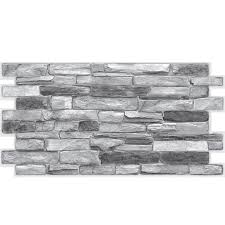 We will show you 25 ideas for decorative 3d wall panels 2017 at the present time, 3d wall paneling meets the latest. 3d Silver Shale Slate Grey Stone Brick Pvc Interior Panels Kitchen Cladding Ebay