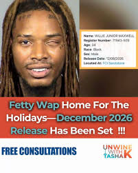(#AD) Rapper Fetty Wap's release date has been officially moved up in the  judicial system to December 8th, 2026 ⚖️ While he won't be home this year,  fans can now look forward to his return next ...