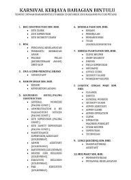 Full time, part time, internship. Program Karnival Kerjaya Peringkat Bintulu 2018 Mohammadmuai