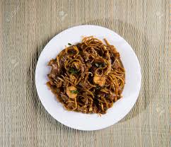 Another popular noodle dish, char kway teow has many fans among malaysians. Fried Penang Char Kuey Teow Top Down View Which Is A Popular Stock Photo Picture And Royalty Free Image Image 45574546