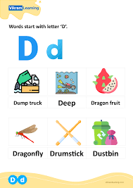 Full list of words from this list: Download D Letter Words Worksheets For Free Vikramlearning Com