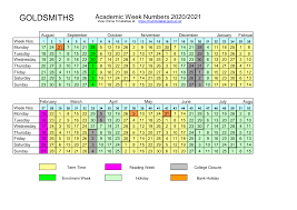 View each week to see all the date in that week. Http Www Gold Ac Uk Static Timetabling Timetabling Week Numbers Lookup 2020 21 Pdf