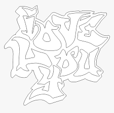 Use these letters and numbers for your art projects and to jazz up any kid's room. 28 Collection Of I Love You Graffiti Coloring Pages Graffiti I Love You Hd Png Download Transparent Png Image Pngitem