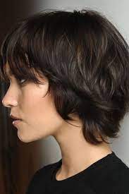 Women S Short Shaggy Straight Human Hair Wigs Natural Looking Lace Front Wig 12inch Thick Hair Styles Short Shag Hairstyles Shaggy Short Hair