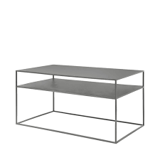 Whether you're looking for someplace soft to rest your feet or for a formal finishing touch, the right living room coffee table can pull your entire room together. Coffee Table Steel Gray Fera Blomus Onlineshop