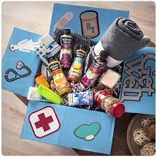 A bunch of care package ideas for you. 37 Caring And Thoughtful Gifts To Send For Get Well Soon Wishes Dodo Burd