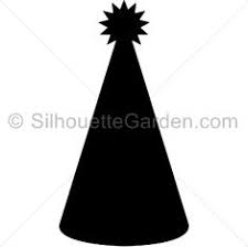 Birthday Hat Silhouette Silhouette Clip Art Birthday Hat Hat Svg