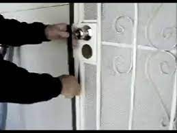 What's the best process and paint to use for your metal door? How To Open A Metal Screen Or Gate Youtube