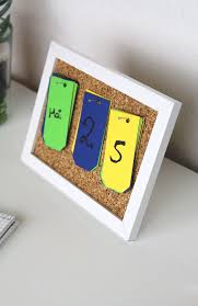 Diy Kalender Aus Bilderrahmen Selber Machen Bilderrahmen Selber Machen Basteln Anleitung Basteln Und Selbermachen