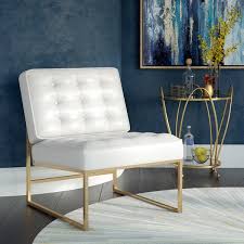 Great For Adding To Your Dining Ensemble Or Pulling Out When You Have A Full House Accent Chairs Are Always A Styli Lounge Chair Furniture White Dining Chairs