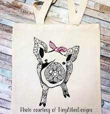 Download Layered Mandala Pig Svg For Silhouette Layered Svg Cut File