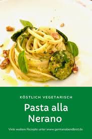 Its main ingredients are pasta, fried zucchinis and provolone del monaco (or caciocavallo). Bavette Alla Nerano Germanabendbrot