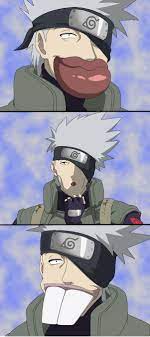 What is under Kakashi's mask? It is killing me. In what episode number do  we find out? 