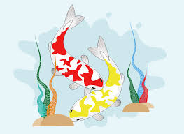 Lanjutkan gambar dengan membuat bagian bawah ikan dan juga garis insan. Cara Menggambar Ikan Koi Siswapedia