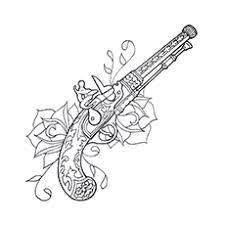 The principle of operation remains the same: Gun Coloring Pages For The Little Adventurer In Your House