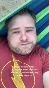 Took Him 3 Minutes to Get Out of The Hammock