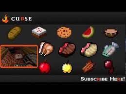 Apple Baked Potato Bread Cake Carrot Cooked Chicken Beyond Meat Cookie Golden Apple Melon Slice Watermelon Mushroom Minecraft Food Food Hub Food