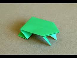 Your creases should look like this. Origami Jumping Frog Instructions Www Origami Fun Com Youtube
