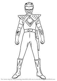 Learn How To Draw Green Ranger From Power Rangers Power Rangers Step By Step Drawing Tutorials Power Rangers Coloring Pages Green Ranger Green Power Ranger