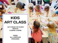 FREE MONTHLY KIDS ART CLASS
