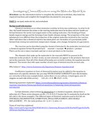 Moog, director—the pogil project school, clyde hill, wa bruce wellman, chemistry—olathe northwest high school, olathe, ks. Types Of Chemical Reactions With Examples Pdf