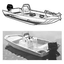 Transom & deck replacement, gunwale de. Carver 71419xp10 Extra Wide 19 6 L X 100 W Haze Gray Aluminum Modified V Hull Jon Boat With High Center Console Boat Cover Boatid Com