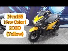 Yamaha aerox 155 = philippines, thailand, indonesia Nvx155 New Color 2020 Yellow Youtube