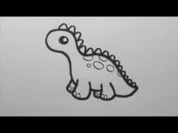 Er is een grote dino tekenen die overeenkomt met: Zo Teken Je Een Schattige Cartoon Dinosaurus In Stappen Youtube