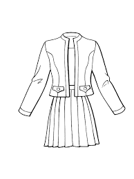 Dress coloring pages dresses coloring pages 0 futurama. Coloring Pages Clothes Download Or Print Online For Kids