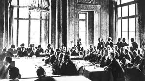Nach dem sturz von kaiser wilhelm ii. Frieden Von Versailles 1919 Deutschland Entsagt Seiner Existenz Welt