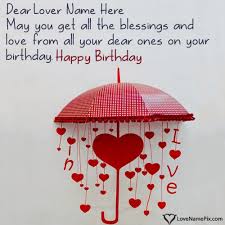 Send an american greetings® birthday card that is sure to make them smile! Happy Birthday Messages For Lover Name Generator Name Birthday Wishes Happy Birthday Messages Birthday Messages For Lover Happy Birthday Lines