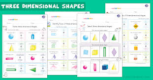 Thus the measurable attributes on three axis are length, width and height (depth or thickness). 3d Shapes Worksheets For Grade 1 1st Grade Solids Figures Worksheets With Answers