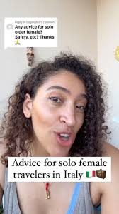 Advice for solo female travelers in Italy 🇮🇹🧳 #travel #italy