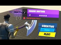 The new pump shotgun variants provide 105/110 maximum. How To Get The New Charge Shotgun In Creative Mode Fortnite Intel