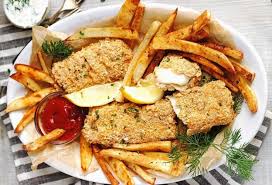 La Meilleure Recette De Fish And Chips Maison Fait Au Four Fish And Chips Food Meals