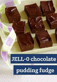Jell O Chocolate Pudding Fudge Fudge Recipes Christmas Candy Recipes Chocolate Dessert Recipes