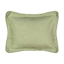 Lands' end garment washed linen chambray duvet cover. Green Pillow Shams Bedding Bed Bath Kohl S