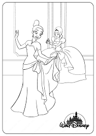 Spark your creativity by choosing your favorite printable coloring pages and let the fun begin! Printable Disney Tiana And Charlotte Coloring Pages