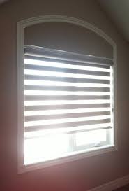 Decorative and beautiful zebra sheer shades diffuse lights gently keep good privacy very functional shades. Arch Window Blinds Trendy Blinds