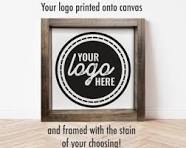 Company Logo on Canvas: Custom Gallery Wrapped Print - Etsy