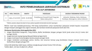Photos, address, and phone number, opening hours, photos, and user reviews on yandex.maps. Info Pemeliharaan Jaringan Listrik Pln Ulp Jatisrono Wonogiri Sabtu 25 Juli 2020 Tribun Jateng
