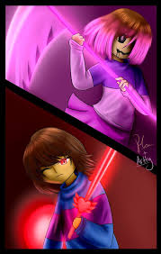 Glitchtale Bete Vs Frisk Collaboration By Ice6400 Undertale Comic Undertale Frisk