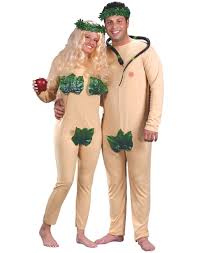 Adam and Eve Adult Halloween Costume Set - One Size - Walmart.com