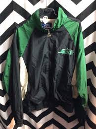 New York Jets Starter Windbreaker Jacket W Color Block Design Boardwalk Vintage