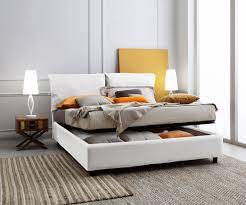 Le dimensioni disponibili permettono di soddisfare qualsiasi esigenza di spazio o di comfort: Letto Matrimoniale Noemi Con Contenitore Bianco Duzzle