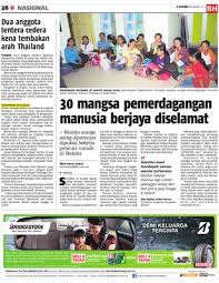 Lebih daripada 2 juta orang mangsa terbabit dalam aktiviti jenayah pemerdagangan manusia di seluruh dunia. 30 Mangsa Pemerdagangan Manusia Berjaya Diselamat Klik
