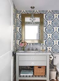 Try installing a sink that is fixed to the wall, including faucets attached to the wall itself in order to save space. Powder Room Ideas Better Homes Gardens