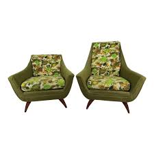 1960s Vintage Adrian Pearsall For Prestige Furniture Corporation His And Hers Chairs A Pair Lounge Chair Design Furniture Bassett Furniture