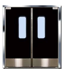 Because of normal wear and tear on kick plates through daily use rub the polish into the kick plate, using even back and forth strokes, covering the entire plate. Restaurant Swinging Kitchen Doors Swinging Kitchen Door Kitchen Styling Kitchen Doors